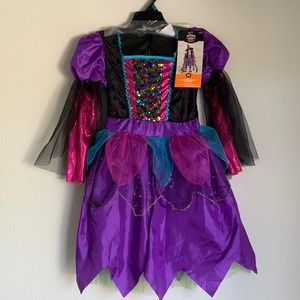 NWT kids harvest witch costume w/hat